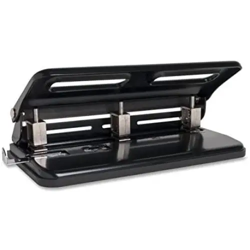 Sparco SPR01796 Heavy-Duty Adjustable 9/32'' 3-Hole Punch Sparco SPR01796 Heavy-Duty Adjustable 9/32'' 3-Hole Punch
