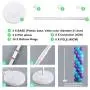 NW 1776 2-Pack 5.25 Ft Balloon column base/Simple arch/Wedding decorations Event party supplies NW 1776 2-Pack 5.25 Ft Balloon column base/Simple arch/Wedding decorations Event party supplies