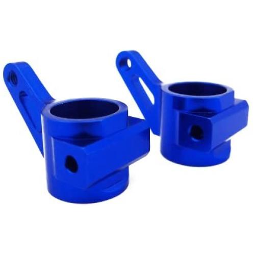 Atomik RC Alloy Front Steering Block, Blue fits The Traxxas 1/10 Slash and Other Traxxas Models - Replaces Traxxas Part 3736