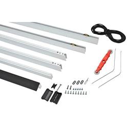 K.D. Standard Aluminum Sliding Patio Screen Door Kit 36'' x 80'' (White) - 1-7/8'' Frame