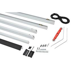 K.D. Standard Aluminum Sliding Patio Screen Door Kit 36'' x 80'' (White) - 1-7/8'' Frame