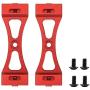 DAPENGNIAO 2Pcs Metal Bracket Suitable for Wpl B1 B14 B16 B24 C14 C24 B36 Mn D90 D91 Rc Car Upgrade Metal DIY Parts Kit Accessories (Color : Red)