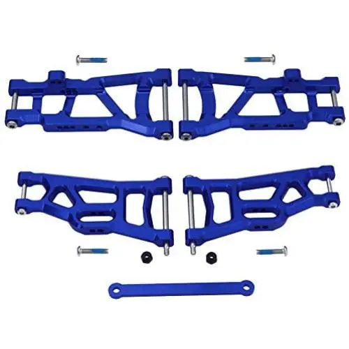 Hobbypark Aluminum Front & Rear Suspension A-Arms Set,Tie Bar for 1/10 Traxxas Slash 2WD RC Car Upgrade Parts Hop Ups, Replacement of 2555 3631 2532 Hobbypark Aluminum Front & Rear Suspension A-Arms Set,Tie Bar for 1/10 Traxxas Slash 2WD RC Car Upgrade Parts Hop Ups, Replacement of 2555 3631 2532