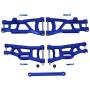 Hobbypark Aluminum Front & Rear Suspension A-Arms Set,Tie Bar for 1/10 Traxxas Slash 2WD RC Car Upgrade Parts Hop Ups, Replacement of 2555 3631 2532