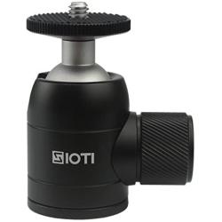 SIOTI Tripod Mini Ball Head Tripod Mount Head-Metal Ballhead 360° Pan 90° Tilt Tripod Mount with 1/4'' Screw for Digital Camera/Compact DSLR/Cell Phone/Monopod/Gopro/Light Stand/Light House