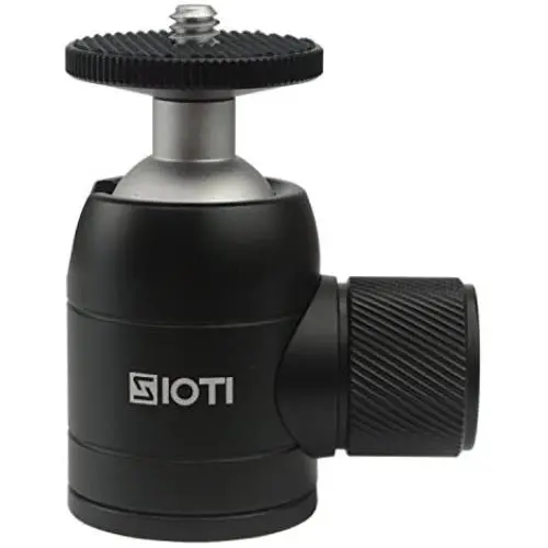 SIOTI Tripod Mini Ball Head Tripod Mount Head-Metal Ballhead 360° Pan 90° Tilt Tripod Mount with 1/4'' Screw for Digital Camera/Compact DSLR/Cell Phone/Monopod/Gopro/Light Stand/Light House SIOTI Tripod Mini Ball Head Tripod Mount Head-Metal Ballhead 360° Pan 90° Tilt Tripod Mount with 1/4'' Screw for Digital Camera/Compact DSLR/Cell Phone/Monopod/Gopro/Light Stand/Light House