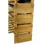 DECOMIL - 36 Bottle Stackable Modular Wine Rack Wine Storage Rack Solid Bamboo Wine Holder Display Shelves, Wobble-Free (Four-Tier, 36 Bottle Capacity) DECOMIL - 36 Bottle Stackable Modular Wine Rack Wine Storage Rack Solid Bamboo Wine Holder Display Shelves, Wobble-Free (Four-Tier, 36 Bottle Capacity)