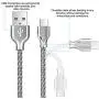 USB Type C Cable,Fantany Durable Metal USB A to C Charging Cable&Sync Compatible with Galaxy S10,S9,S9+,S8,S8+,Note 8,9,LG V40,50 G7,8, Pixel 2,3,HTC 10,Nexus 5X/6P, 3.3Feet,1Pack (Silver, 3.3ft)