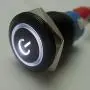 Etopars Black Case 19mm 12V 5A Power Symbol Angel Eye Halo Car White LED Light Metal Push Button Toggle Switch Socket Etopars Black Case 19mm 12V 5A Power Symbol Angel Eye Halo Car White LED Light Metal Push Button Toggle Switch Socket