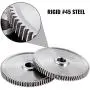 VEVOR 11PCS Metal Lathe Gears, Precise Mini Lathe Replacement Gears, Change Gear, Metal Gear Set 2x80T, 2x60T, 2x50T, 1x40T, 2x35T, 1x30T, 1xBelt Gear for CJ0618 Mini Lathes and Milling Machines VEVOR 11PCS Metal Lathe Gears, Precise Mini Lathe Replacement Gears, Change Gear, Metal Gear Set 2x80T, 2x60T, 2x50T, 1x40T, 2x35T, 1x30T, 1xBelt Gear for CJ0618 Mini Lathes and Milling Machines
