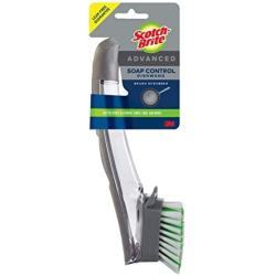 Scotch-Brite Advanced Soap Control Dishwand Brush, Easy On Hands, Antimicrobial, Long Lasting and Reusable