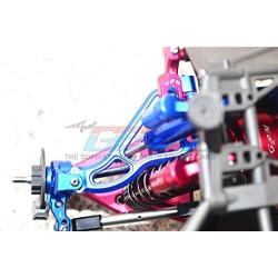 GPM for Traxxas Unlimited Desert Racer 4X4 (#85076-4) Upgrade Parts Aluminum Front Upper Suspension Arm - 1Pr Set Orange