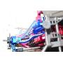GPM for Traxxas Unlimited Desert Racer 4X4 (#85076-4) Upgrade Parts Aluminum Front Upper Suspension Arm - 1Pr Set Orange