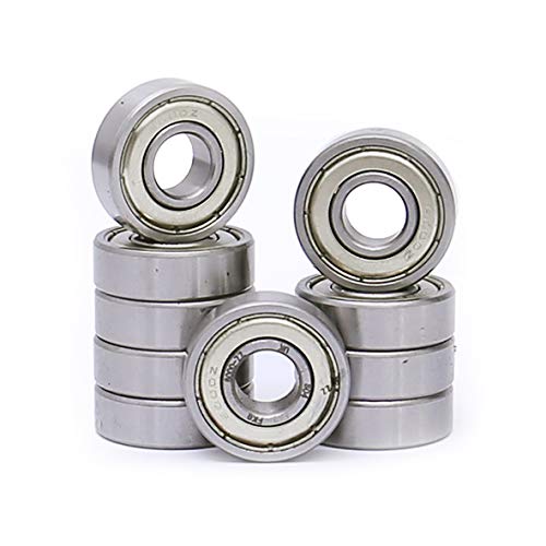 FKG 6000-ZZ 10x26x8mm Deep Groove Ball Bearing Double Metal Shields Bearing Pre-Lubricated 10 Pcs