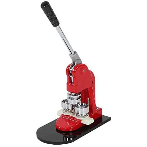 25mm Badge Machine Button Maker Punch Machine Badge Making Kit with 1000 Pieces of Circle Button and Circle Cutter Interchangeable Dies 25mm Badge Machine Button Maker Punch Machine Badge Making Kit with 1000 Pieces of Circle Button and Circle Cutter Interchangeable Dies