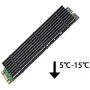 2 Pack M.2 Aluminum Heatsinks Cooler with Nano Silicone Thermal Pad for M.2 2280 SSD Laptop 2 Pack M.2 Aluminum Heatsinks Cooler with Nano Silicone Thermal Pad for M.2 2280 SSD Laptop