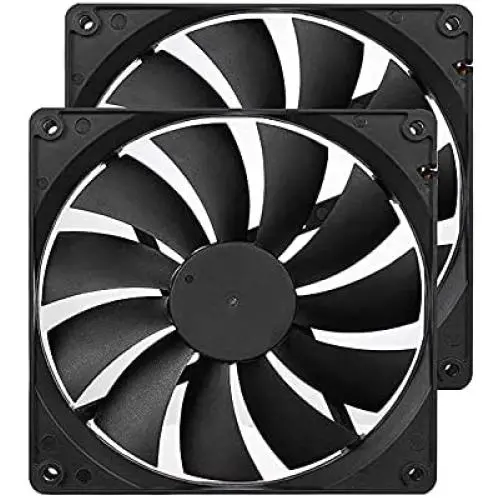 140mm Case Fan Quiet High Performance PC Fan 140mm Standard Case Fan 3pin 4pin Molex Connector 12V DC Computer PC CPU Case Fan 1000RPM 2-Pack 140mm Case Fan Quiet High Performance PC Fan 140mm Standard Case Fan 3pin 4pin Molex Connector 12V DC Computer PC CPU Case Fan 1000RPM 2-Pack
