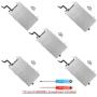 MMOBIEL Pack of 5 LCD Metal Back Plate Replacement Compatible with iPhone 6 Plus with Heat Shieldincl 2X Screwdrivers