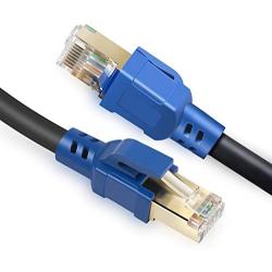 CAT 8 Ethernet Cable 10 ft, High Speed SSTP LAN RJ45 Cord, Internet Network UP for Router, Modem, Gaming, etc.