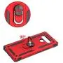 SWP Case for LG Stylo 6, K71 Case, Dual Layer Shock-Absorption Armor Cover,Full-Body Protective Case with Metal Ring Holder Kickstand for LG Stylo 6 (red)