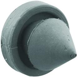 Sentry Supply 658-1055 Door Silencers, 1/2 in, Rubber, Gray, Used on Metal Jambs, Pack of 100