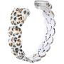 Wearlizer Compatible with Fitbit Charge 3 / Fitbit Charge 4 Bands for Women Metal Replacement Fit Bit Charge 3/4 hr Band Accessories Strap Bracelet Bangle Silver Rose Gold Black
