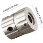 Codirom Metal Trimmer Head Universal String Trimmer Head Brush Cutter Head Replacement Head for Gas Trimmer