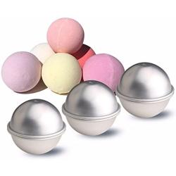 WARMBUY 12 Pcs DIY Metal Bath Bomb Molds, Set of 6