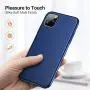 TORRAS Slim Fit Compatible for iPhone 11 Pro Max Case, Ultra Thin Lightweight Silky Smooth Touch Matte Finish Grip Hard Plastic Minimalist Compatible for iPhone 11 ProMax case, Navy Blue