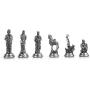 ( Without Board) Historical Handmade Antique Copper, Troy Figures Metal Chess Pieces Medium Size King 2.65 ''(Only Pieces)