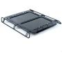 LCX Racing 1/10th RC Crawler Car Metal w/Carbon Fiber Luggage Tray Roof Rack for TRX6 TRX-6 G63, Upgrades Parts Accessories