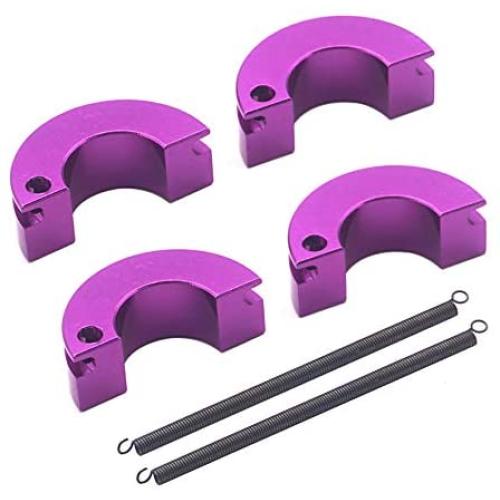 2Pack Mirthobby Metal Engine Clutch Shoe Spring Upgrade Part for HSP Redcat Racing Himoto Traxxas 1/10 RC Nitro Racing Car Truck (Purple)