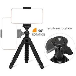 Ailun Digtal Camera Tripod Mount Stand Camera Holder for iPhone 12 12Pro/12Mini/12Pro Max/iPhone 11/11 Pro/11 Pro Max/X Xs XR Xs Max 8 7 Plus Digtal Camerara and More Black