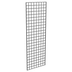 Grid Panel for Retail Display – Perfect Metal Grid for Any Retail Display, 2’ Width x 6’ Height, 3 Grids Per Carton (Black)