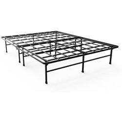 ZINUS SmartBase Super Heavy Duty Mattress Foundation with 4400lbs Weight Capacity / 14 Inch Metal Platform Bed Frame / No Box Spring Needed / Sturdy Steel Frame / Underbed Storage, Queen