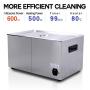Ultrasonic Cleaner, ONEZILI Industrial 30L Large Heated Ultra Sonic Cleaner, 600W Carburetor Cleaner Machine with Drainage System for Metal Parts, Carburetor, Fuel Injector, Brass, Motor Repair Tools