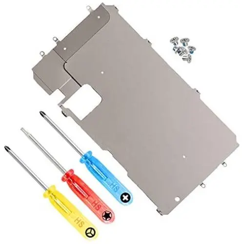 MMOBIEL LCD Metal Back Plate Replacement Compatible with iPhone 7 Plus with Heat Shield incl Screws and Screwdrivers MMOBIEL LCD Metal Back Plate Replacement Compatible with iPhone 7 Plus with Heat Shield incl Screws and Screwdrivers