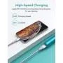 Lightning Cable 3ft Xcentz, MFi Certified iPhone Charger, Braided Nylon Fast Charging iPhone Cable with Premium Metal Connector for iPhone 11/11 Pro/X/XS/XR/XS Max/8, iPad Mini/Air-Silver Lightning Cable 3ft Xcentz, MFi Certified iPhone Charger, Braided Nylon Fast Charging iPhone Cable with Premium Metal Connector for iPhone 11/11 Pro/X/XS/XR/XS Max/8, iPad Mini/Air-Silver