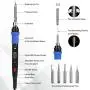 Soldering Iron Kit, 80W 110V LCD Digital Soldering Welding Iron Kit 356-896℉( 180-480℃), Portable Adjustable Temperature Soldering Kit, for Metal, Jewelry, Electric Repairing, DIY Soldering Iron Kit, 80W 110V LCD Digital Soldering Welding Iron Kit 356-896℉( 180-480℃), Portable Adjustable Temperature Soldering Kit, for Metal, Jewelry, Electric Repairing, DIY
