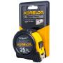 Komelon SM5425 Speed Mark Gripper Acrylic Coated Steel Blade Measuring Tape, 1-Inch X 25Ft , White