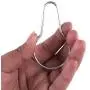 Silver Metal Shower Curtain Style Hanging Clip Chain Hooks Sorting & Organizing (50 Pieces) Silver Metal Shower Curtain Style Hanging Clip Chain Hooks Sorting & Organizing (50 Pieces)