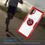 Galaxy Note 10+ Plus/Pro/5G Case,WATACHE Crystal Clear Carbon Fiber Design Armor Protective Case with 360 Degree Rotation Finger Ring Grip Holder Kickstand for Galaxy Note 10+/Plus,Red Galaxy Note 10+ Plus/Pro/5G Case,WATACHE Crystal Clear Carbon Fiber Design Armor Protective Case with 360 Degree Rotation Finger Ring Grip Holder Kickstand for Galaxy Note 10+/Plus,Red