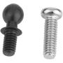 Dilwe 3PCS Metal RC Car Steering Linkage Turning Seat for WLtoys A949 A959-B A969 A979 K929