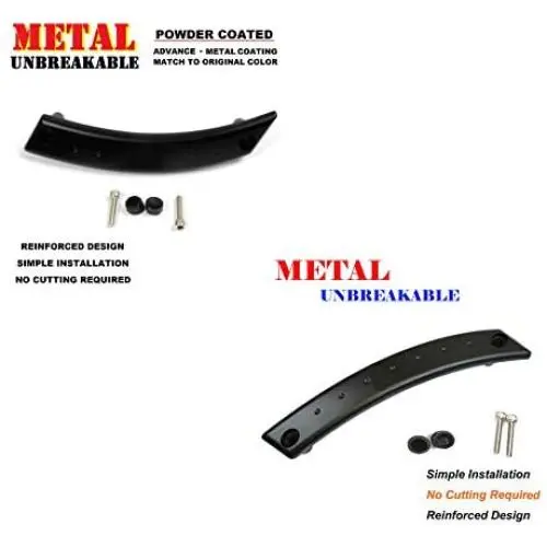 CF Advance Compatible with 98-10 VW Beetle Metal ReinCompatible withced Door Panel Door Handle Repair Kit Set 2PCS Satin Black 98 99 00 01 02 DS515