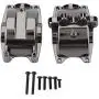 Jadpes Winter Front Rear RC Accessory Gearbox,Front Rear Metal Gearbox Housing Upgrade Parts Gear Box Mount Upgrade Parts for WL Toys A959 A979 A969 1/18 RC Car(#2)