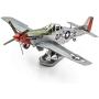 Fascinations Metal Earth 3D Metal Model Kit Bundle - P-51D Mustang Sweet Arlene - B-24 Liberator - Tool Set