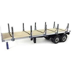 Hercul 1/14 2Axle RC Tractor Flatbed Semi Trailer Truck for DIY TMY Model