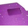 freneci Metal Chassis Plate Replacement for RC 1/10 HSP 94103 94123 Truck Off Road Buggy Upgrade Parts (Blue) - Blue
