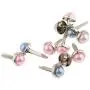 Jili Online 200 Pieces Metal Pearl Head Brads Paper Fastener for Scrapbooking Cardmaking Decoration DIY 6mm Jili Online 200 Pieces Metal Pearl Head Brads Paper Fastener for Scrapbooking Cardmaking Decoration DIY 6mm