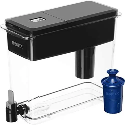 Brita Ultra Max with 1 Longlast Filter, Extra Large 18 Cup, Black